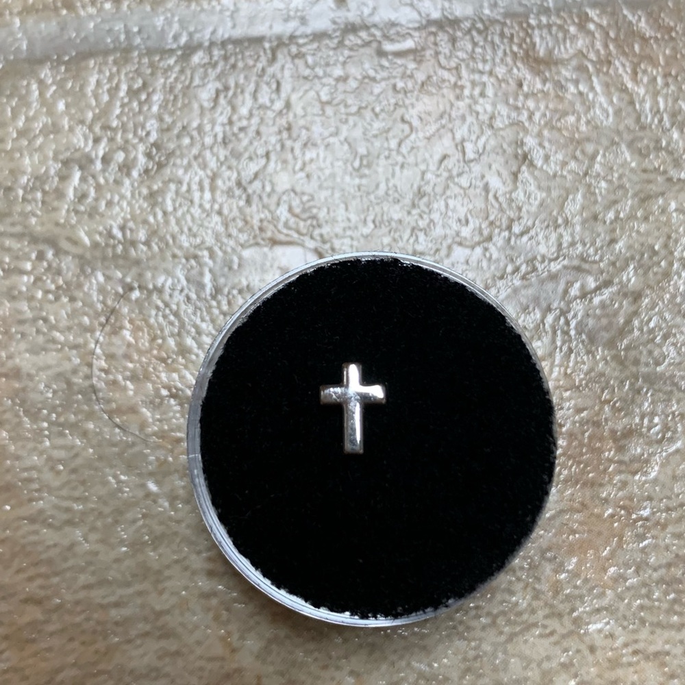 Never used origami owl dainty cross charm